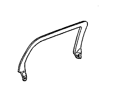 GM 10223680 Molding Assembly, Body Side Rear Window Garnish *Blue Adr D