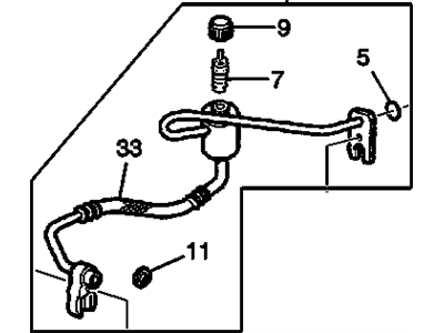 GM 92122929 Hose Assembly, A/C Compressor