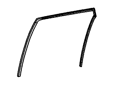 GM 19184167 Weatherstrip,Rear Side Door Window