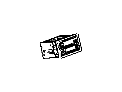 GM 15169581 Radio Assembly, Amplitude Modulation/Frequency Modulation Stereo & Clock & Audio Disc