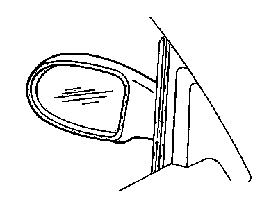 GM 94323166 Mirror,Outside Rear View(RH)