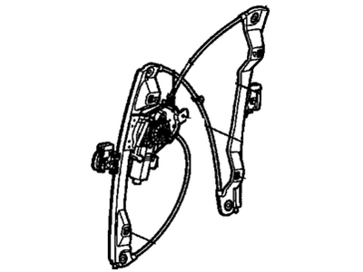 Pontiac G8 Window Regulator - 92420927