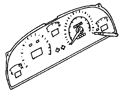 1990 Chevrolet Prizm Instrument Cluster - 94850663