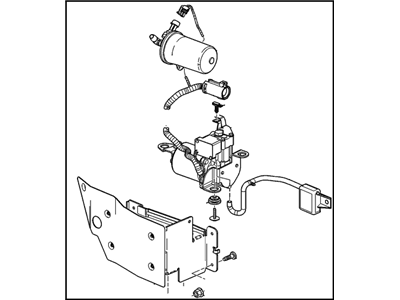 2000 Chevrolet Tahoe Air Suspension Compressor - 22175522