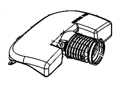 Chevrolet Corvette Air Intake Coupling - 25179368