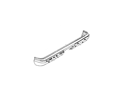 GM 14026495 Bar, Rear Bumper Imp