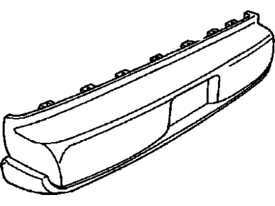 1991 Pontiac Firebird Bumper - 10118529