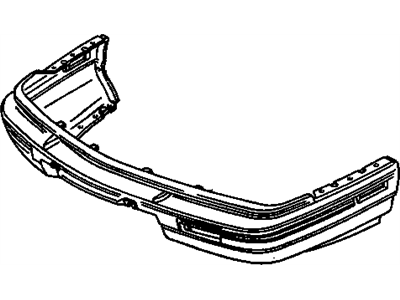 1991 Pontiac Grand Prix Bumper - 10252349