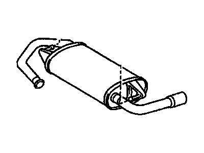 2004 Pontiac Vibe Exhaust Pipe - 88969131