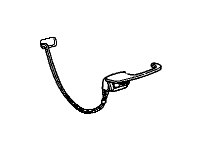 GM 16602804 Handle,Front Side Door Outside