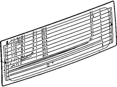 GM 15909803 Window Assembly, Lift Gate