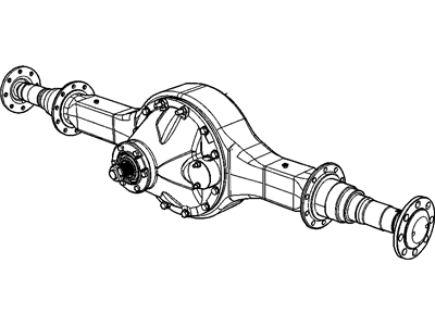 GM 12389480 Axle Asm,Rear (6.14/8.38 Ratio)(Fna Request Required)