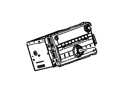 GM 20935459 Radio Assembly, Amplitude Modulation/Frequency Modulation Stereo & Clock & Mp3 Player