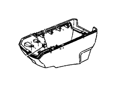 GM 15583009 Housing,Floor Compartment