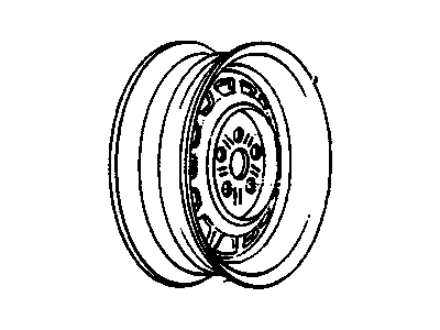 GM 9590833 Wheel Rim,13X5.5