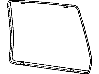 GM 15677823 Window, Rear Door