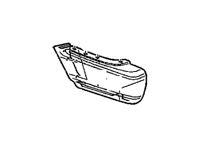 GM 12472170 Extension Asm,Rear Bumper Imp Bar