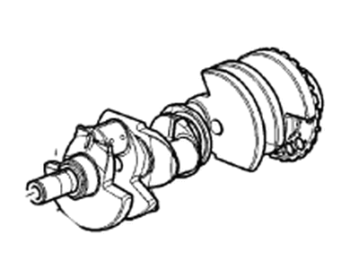 2008 GMC Sierra Crankshaft - 19431873