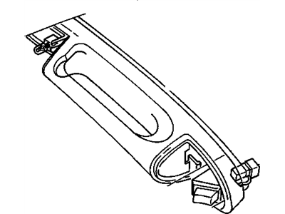 GM 10223715 HANDLE, Rear Quarter and Roof Rail Assist