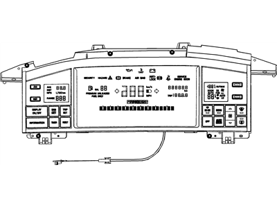 1995 Cadillac Eldorado Instrument Cluster - 16200756