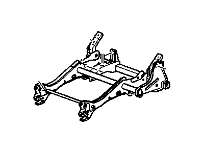 GM 19177401 Riser Asm,Rear Seat #2 LH