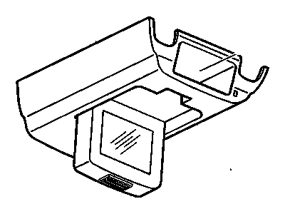 GM 15263530 Display Assembly, Video (W/ Video Disc Player)*Charcoal