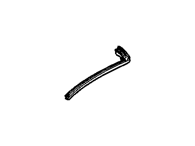 GM 15925008 Weatherstrip, Front Side Door Window Upper