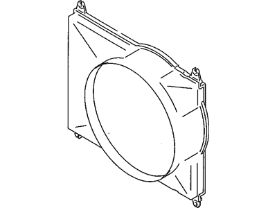 2001 Chevrolet Tracker Fan Shroud - 30020686