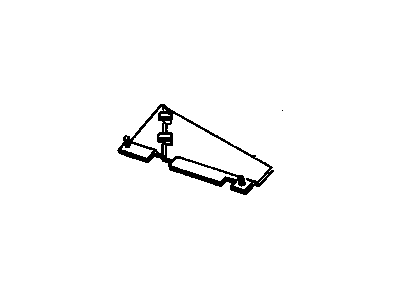 GM 10105360 Shield Assembly, Fuel Vapor Canister Splash