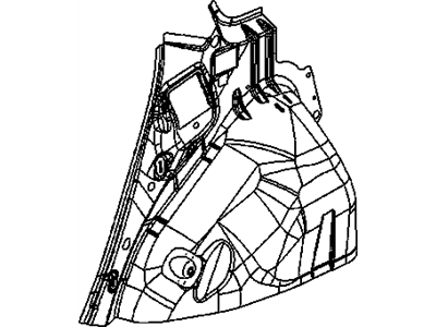 GM 22670191 Panel Asm,Quarter Inner & Rear Wheelhouse