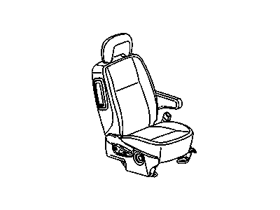 GM 25781425 Seat Assembly, Pass *Cashmere E