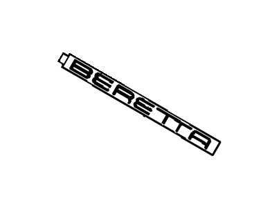 1991 Chevrolet Beretta Emblem - 10108001