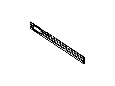 GM 10115315 Molding Assembly, Front Side Door Center *Black