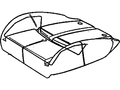 1995 Oldsmobile Aurora Seat Cushion Pad - 16796025