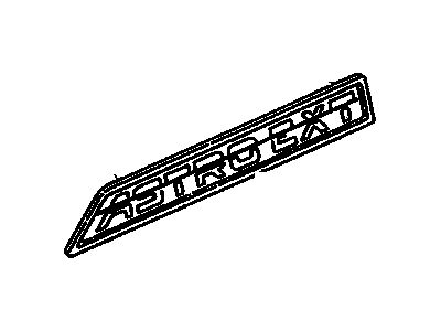 1990 Chevrolet Astro Emblem - 15633300