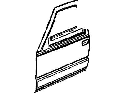 GM 15011041 Sealing Strip,Front Side Door Window Outer