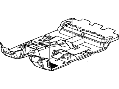 GM 25841397 Carpet,Front Floor Panel