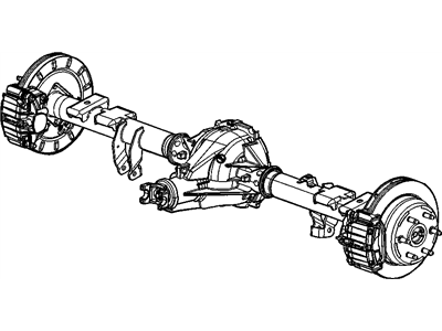 GM 15843211 Axle Assembly, Rear (3.23 Ratio)