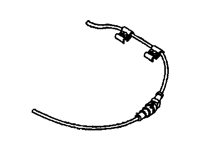 1992 Chevrolet Corvette Throttle Cable - 10163845