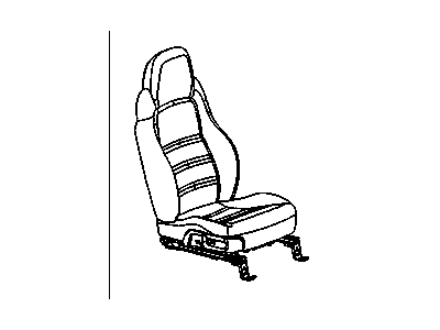 GM 20813334 Seat Assembly, Pass *Ebony W