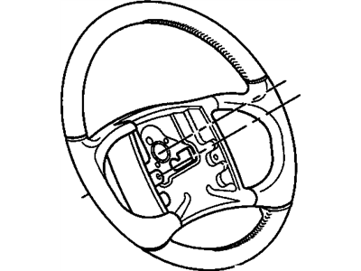 1996 Buick Regal Steering Wheel - 16750682