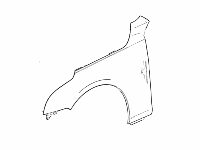 GM 84785062 Fender Assembly, Front