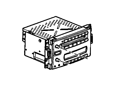 GM 15862750 Radio Assembly, Amplitude Modulation/Frequency Modulation Stereo & Clock & Audio Disc