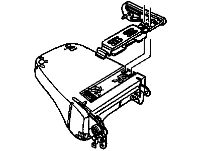 GM 17924870 Support Assembly, Driver Seat Back Lumbar