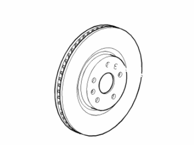 2021 Chevrolet Corvette Brake Disc - 84714265