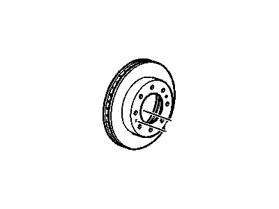 Cadillac Brake Disc - 20833732