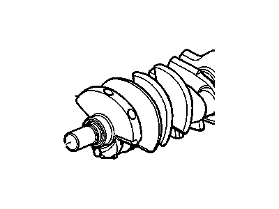 2004 Chevrolet Suburban Crankshaft - 89017574