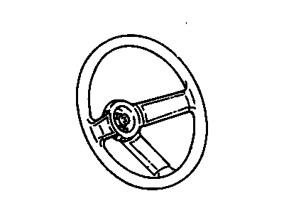 1989 Buick Regal Steering Wheel - 17986806