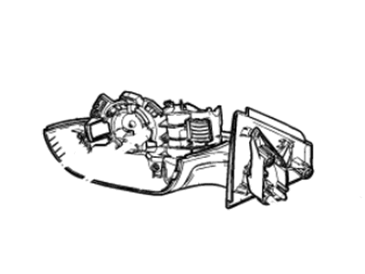 GM 42676160 Mirror Assembly, O/S Rr View (W/O Cvr)