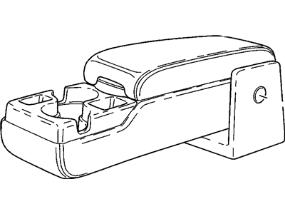 GM 88894824 ARMREST, Front Seat Arm Rest